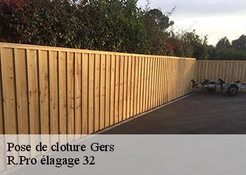 Pose de cloture 32 Gers  Espace Vert ZK 32