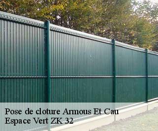 Pose de cloture  armous-et-cau-32230 Espace Vert ZK 32