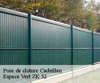 Pose de cloture  cadeillan-32220 Espace Vert ZK 32