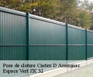 Pose de cloture  castex-d-armagnac-32240 Espace Vert ZK 32