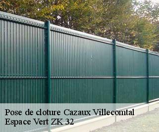 Pose de cloture  cazaux-villecomtal-32230 Espace Vert ZK 32