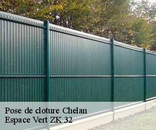 Pose de cloture  chelan-32140 Espace Vert ZK 32