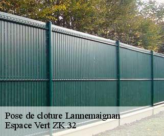 Pose de cloture  lannemaignan-32240 Espace Vert ZK 32