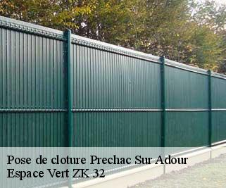 Pose de cloture  prechac-sur-adour-32160 Espace Vert ZK 32