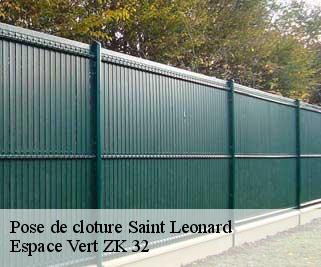 Pose de cloture  saint-leonard-32380 Espace Vert ZK 32