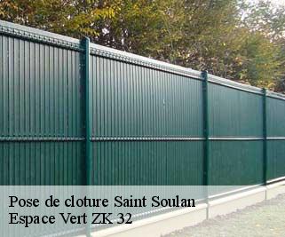 Pose de cloture  saint-soulan-32220 Espace Vert ZK 32