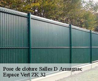 Pose de cloture  salles-d-armagnac-32370 Espace Vert ZK 32