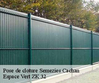 Pose de cloture  semezies-cachan-32450 Espace Vert ZK 32