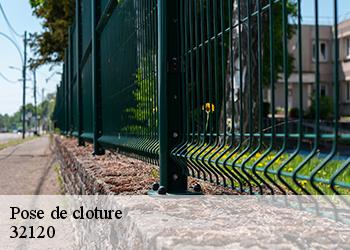 Pose de cloture 32120