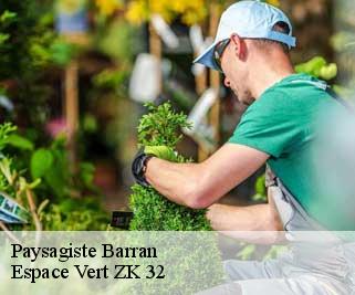 Paysagiste  barran-32350 Espace Vert ZK 32