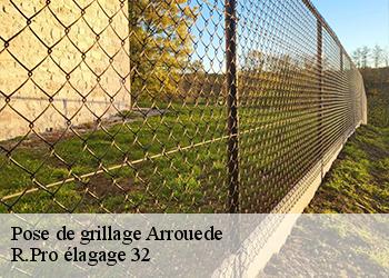 Pose de grillage  arrouede-32140 Espace Vert ZK 32