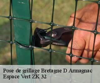 Pose de grillage  bretagne-d-armagnac-32800 Espace Vert ZK 32