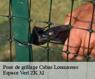 Pose de grillage  cabas-loumasses-32140 Espace Vert ZK 32