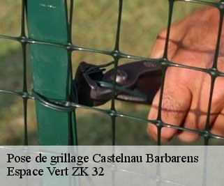 Pose de grillage  castelnau-barbarens-32450 Espace Vert ZK 32