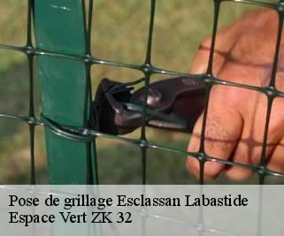 Pose de grillage  esclassan-labastide-32140 Espace Vert ZK 32
