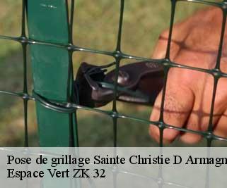 Pose de grillage  sainte-christie-d-armagnac-32370 Espace Vert ZK 32