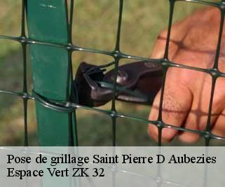 Pose de grillage  saint-pierre-d-aubezies-32290 Espace Vert ZK 32