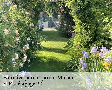 Entretien parc et jardin mielan-32170 R.Pro élagage 32