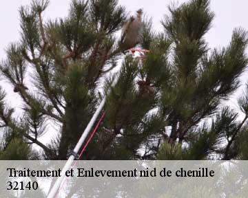 Traitement et Enlevement nid de chenille 32140